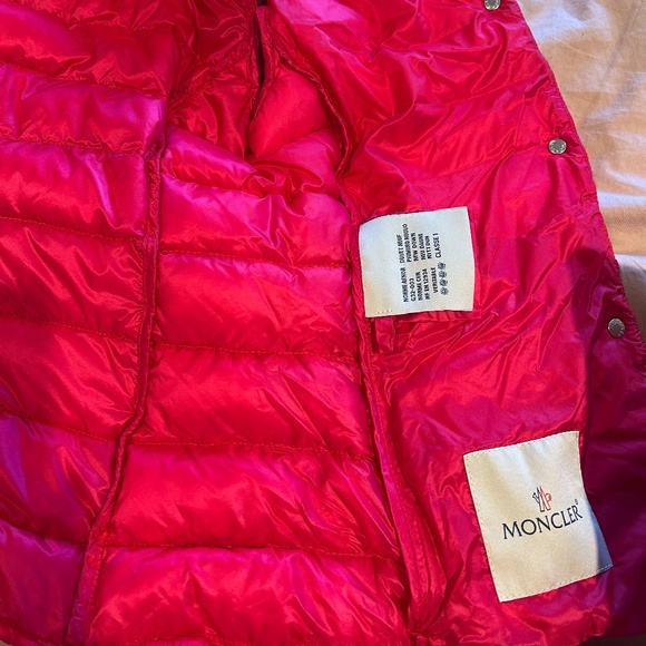 Moncler Vest Hot Pink - Picture 2 of 5